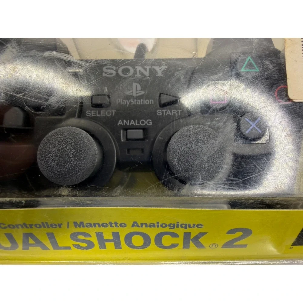 Sony PlayStation 2 DualShock 2 Wired Controller‎ Black SCPH-10010 New